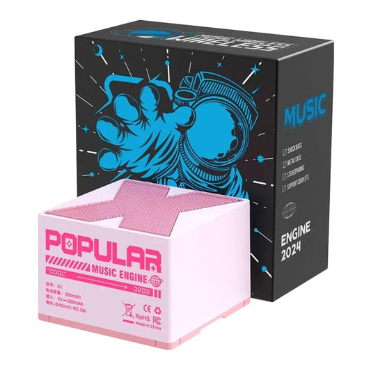 Poppi: Ultra-Compact 5W Portable Bluetooth Speaker – Lightweight Wireless Speaker with Punchy, Loud & Clear Sound, USB Type-C Charging & Stylish Design