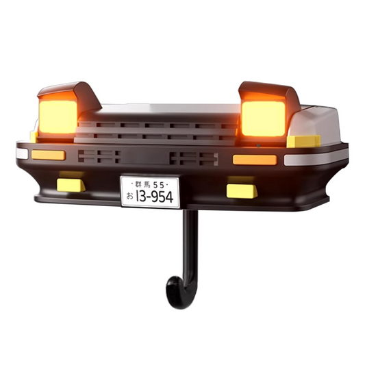 Headlite: Car Bumper Keychain Holder with LED Headlight & Blinkers, Wall Mount & LED Lights, Unique Retro Car Design for Entryway, Living Room, Office & Gift for Car Lovers