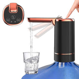 Aquno: USB Rechargeable Automatic Water Dispenser – 1-Touch Pump for 20L Bottles with Timer Function, 1200mAh Battery & Easy Operation for Home, Office & Travel