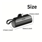 Pocky: Mini 5000 mAh Pocket Power Bank with Built-In Cable for Android, iPhone & Devices