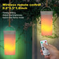 Flara: Realistic LED Candle Ambient Lamp, USB Rechargeable Lantern with 4 Modes & Rotatable Orientation, Flameless Candle Light for Home, Garden, Party & Festive Décor