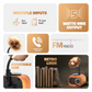 JukeMini: Retro Vinyl Bluetooth Speaker with Loud Sound, Physical Knob Control, FM Radio, USB & Aux, 5W Output, Vintage Design & Hands-Free Calling