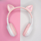 PurrStar: Cat Ear Bluetooth Headphones with LED Lights & Mic, Wireless Over-Ear Headphones, Cute Kitty Design for Music & Gaming (Assorted)