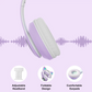 PurrStar: Cat Ear Bluetooth Headphones with LED Lights & Mic, Wireless Over-Ear Headphones, Cute Kitty Design for Music & Gaming (Assorted)