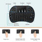 Keyboo: Handheld Mini Wireless Keyboard & Mouse with Bluetooth & USB Dongle, Rechargeable Backlit Remote for Smart TV, Android TV Box, PC & Mobile