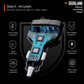 Rova: Triple USB Car Charger with Smart Fast Charging, 15W Multi-Port Car Charger with 3 USB-A Outputs & QC 3.0 Support