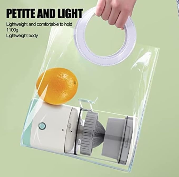 Pulpo: USB Rechargeable Electric Citrus Juicer – Portable Lemon & Orange Squeezer with High Juice Yield, 45W Motor & Easy Travel Design for Fresh Juice On-the-Go