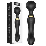 Vellura: Electric Full Body Massager Wand with Dual Heads & 10 Vibration Modes – Handheld Deep Tissue Relief for Neck, Back & Shoulder Pain