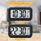 Snoozy: LCD Digital Alarm Clock with Multifunction Display, Large Screen Desk & Travel Clock with Snooze, Date, Temperature & Night Light
