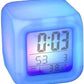 GlowDream: RGB Aura LED Digital Alarm Clock, Table Clock with Date, Day, Time & Temperature Display