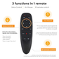 RemoteX: Air Mouse Universal Remote Control, 2.4Ghz Wireless Remote with Motion Sensor & Mic for Smart TV, TV Box, PC & Projector