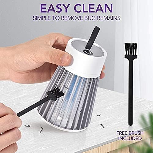 BugShield: USB-Powered Mosquito Killer Lamp with UV LED – Safe & Silent Indoor Zapper for Bedrooms, Living Rooms, Patios & Outdoor Protection