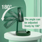 Chillie: Portable USB-C Desk Fan with 3 Speeds, Phone Holder & 2000mAh Rechargeable – Compact Folding Design with Adjustable Height for Home, Office & Travel