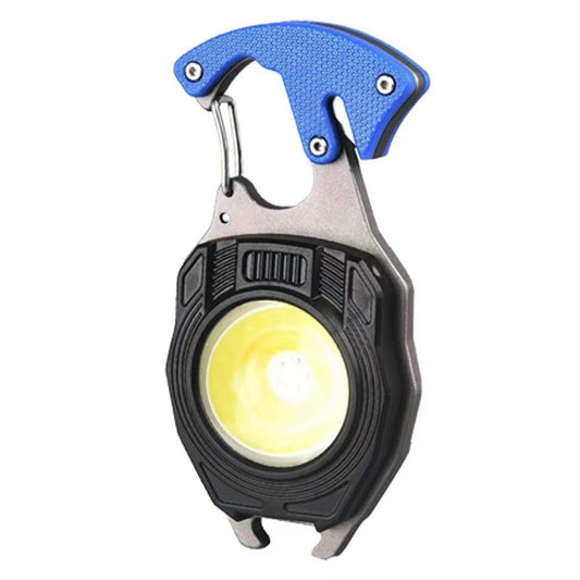 Glowbit: Ultimate 9-in-1 LED Keychain COB Light with Magnetic Base, Multi Tools & USB-C Charging