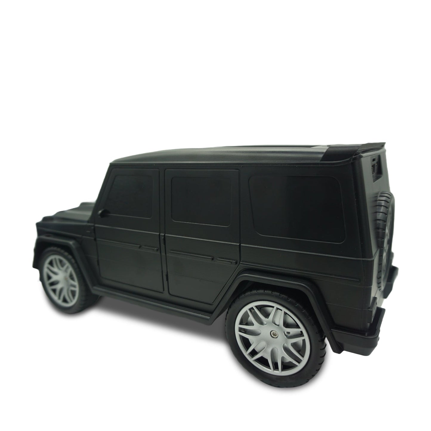 BassWagon: Rugged G Wagon Inspired Design Big Size Solar-Powered Bluetooth Speaker with Portable Wireless Speaker with Flashlight, USB, FM Radio & Outdoor-Friendly Build (colour may vary)