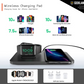 Dockit: 2-in-1 Wireless Charging Pad for iPhone & Apple Watch – Nightstand Mode & Qi Compatibility with Fast Charging in a Sleek Minimal Design