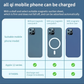 MagPod: Slim MagSafe Battery Pack with Lightning port, Portable Wireless Power Bank with Qi wireless Charging & Magsafe Support