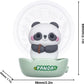 Bamboo: Panda LED Night Light with Rechargeable Battery, Soft Ambient Glow & Touch Control, Cute Bedside Lamp for Kids' Room & Nursery Décor