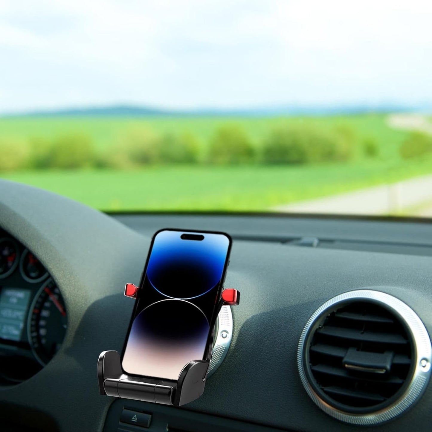 SeatRacer: Racing Seat-Inspired Phone Holder for Desk, Car Vent & Gaming Setup, Hands-Free Mount with Sporty Simulator Design