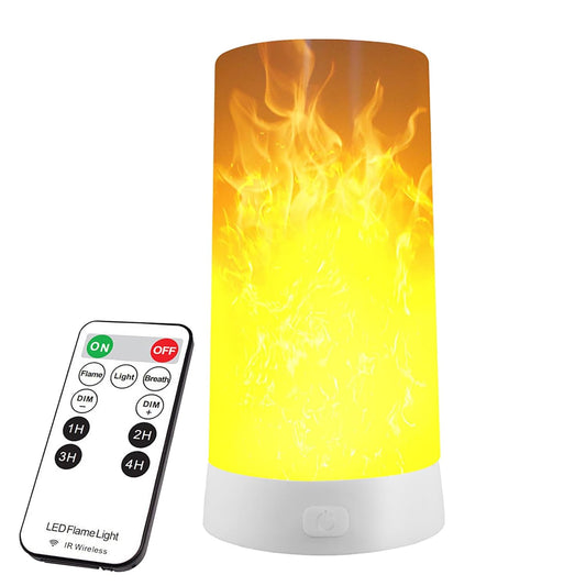 Flara: Realistic LED Candle Ambient Lamp, USB Rechargeable Lantern with 4 Modes & Rotatable Orientation, Flameless Candle Light for Home, Garden, Party & Festive Décor