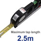 Metrix: 4-in-1 Multipurpose Laser Spirit Level with 8ft Measuring Tape, Built-in Bubble Level, Metric & Imperial Ruler for Picture Hanging & DIY Projects