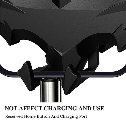 BatHold: Dark Bat-Inspired Gravity Car & Desk Phone Holder, Automatic Locking Bat-Shaped Mount for Hands-Free Use, Unique Gift for Men & Desk Accessories