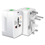 PluGo: Universal Travel Adapter with USB, All-in-One International Plug Adapter for Charging & Appliances Compact Worldwide Adapter for Travel