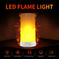Flara: Realistic LED Candle Ambient Lamp, USB Rechargeable Lantern with 4 Modes & Rotatable Orientation, Flameless Candle Light for Home, Garden, Party & Festive Décor