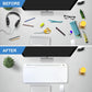 Deskie: Versatile Desktop White Board & Organizer with Glass Writing Board, Storage & Phone/Tablet Stand, for Home & Office