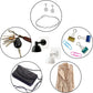 Lampu: Magnetic Magic Keychain Holder with Decorative Wall Lamp Shape, Wall Hook with strong Self-Adhesive, for Keys, Coats & Entryway Organization