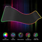 Phase: RGB LED Gaming Keyboard & Mouse Pad with Rollable Waterproof Surface, Large Size Nonslip LED Mat for Laptop, Desktop & Console Setups