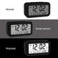 Snoozy: LCD Digital Alarm Clock with Multifunction Display, Large Screen Desk & Travel Clock with Snooze, Date, Temperature & Night Light