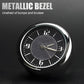 DashTick: Premium Compact Analogue Car Dashboard Clock, Metal Body & Glow-in-the-Dark Hands for Cars, SUVs, Office & Home Décor