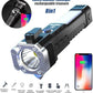 Torchii: Magnetic LED Emergency Rechargeable Torch & Cob Light with Window Breaker & Seat-Belt Cutter, for Car Safety, Camping & Outdoor Use