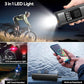 Inflato: Portable Tire Inflator & Power Bank – 150PSI Air Pump with Digital Gauge, LED Light, Heat Dissipation & 8000mAh Battery for Bikes, Cars & Emergencies