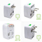 PluGo: Universal Travel Adapter with USB, All-in-One International Plug Adapter for Charging & Appliances Compact Worldwide Adapter for Travel