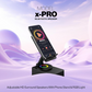 Luvo: 3-in-1 Foldable Phone Stand with Bluetooth Speaker & 360° Rotation, Portable Desk Holder with Wireless Audio, Hands-Free Viewing & Compact Travel-Friendly Designea