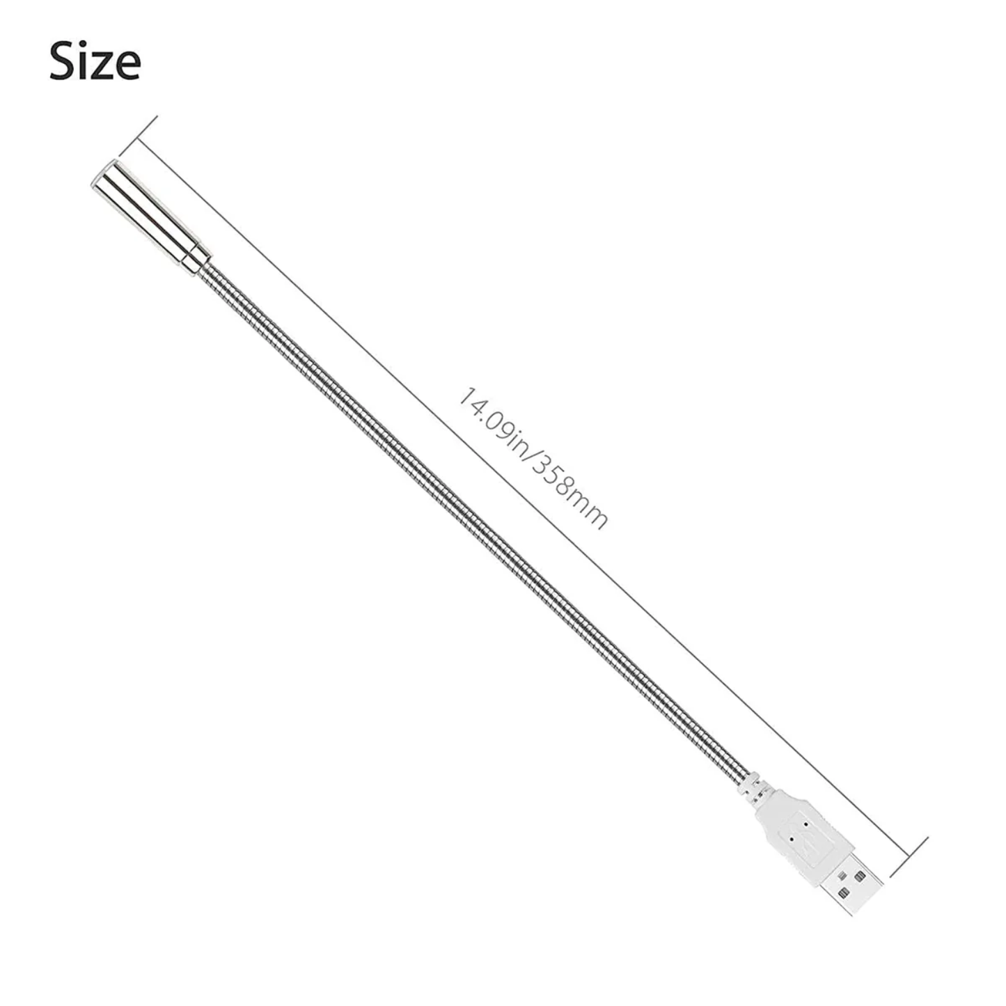 Flexy: Flexible USB Light, LED Desk Lamp for Reading, Night Work & Reduced Eye Strain on Laptop, PC