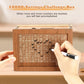 DreamBank: Wooden Savings Bank with Visual Tracker – Daily Motivation Piggy Bank for Goal Saving, Habit Building & Gifting