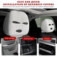 Mugz: Car Seat Mask Headrest Covers (Set of 2) – Universal Fit for Car Interiors, Powerful Decoration & Headrest Protection
