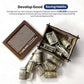 DreamBank: Wooden Savings Bank with Visual Tracker – Daily Motivation Piggy Bank for Goal Saving, Habit Building & Gifting