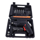 ToolKit: Cordless Electric Screwdriver Kit (47-Piece Set), 4.2V Rechargeable Portable Drill with USB Charging, 3.2Nm Torque for Home Repair & DIY