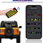 Pixy: RGB LED Matrix Display Panel with App & Remote Control, Flexible Pixel Sign Board for Cars, Rooms, Offices & Custom Scrolling Messages (7" × 3")