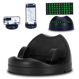 DashDock: Car Dashboard Phone Holder with Non-Slip Base, Anti-Fall Mount with Built-In Parking Number Display & Passive Speaker Amplifier for Hands-Free Driving