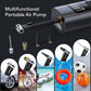 Inflato: Portable Tire Inflator & Power Bank – 150PSI Air Pump with Digital Gauge, LED Light, Heat Dissipation & 8000mAh Battery for Bikes, Cars & Emergencies