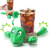 Turtini: Funny Turtle Cup Holder & Coaster, Popping Drink Tortoise Coaster for Table, Desk & Bar Decor