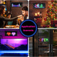 Pixy: RGB LED Matrix Display Panel with App & Remote Control, Flexible Pixel Sign Board for Cars, Rooms, Offices & Custom Scrolling Messages (7" × 3")