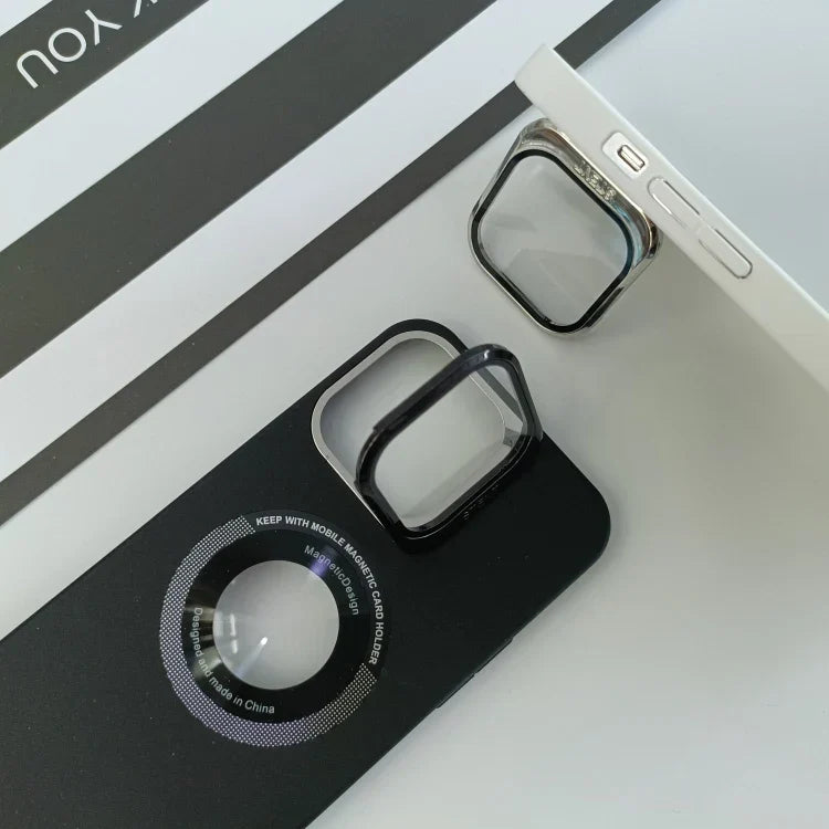iPhone 15 Back Cover With MagSafe Charging and Camera Protection Stand