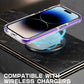 iPhone 14 Yellow Resistant Transparent  Back Cover With MagSafe Charging