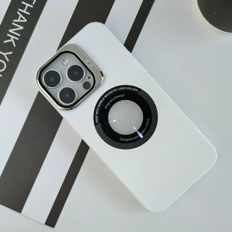 iPhone 15 Back Cover With MagSafe Charging and Camera Protection Stand